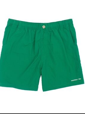 Properly Tied Green Mallard Shorts